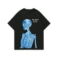 thumbnail image 1 of Men's Graphic Tees Letter Print Casual Cotton Breathable Short Sleeve T Shirts Summer Tops Vintage Tee Tops, 1 of 6