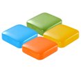 thumbnail image 4 of MasteelfCA 4Pcs Square Pill Boxes Portable Pill Cases Daily Pill Container Mini Pill Holder for Outdoor, 4 of 8