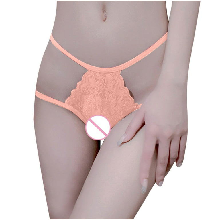 VerPetridure Women's Bikini Brief Underwear Thongs for Women Panties Sexy  Lace Women Solid Comfort Underwear Skin Friendly Briefs Panty Intimates
