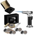 thumbnail image 1 of Cocktail Smoker Kit With Torch And 4 Flavored Wood Chips For Whiskey Bourbon Aging, 1 of 5