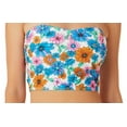 thumbnail image 3 of California Waves Womens Floral Bandeau Tankini Swim Top, 3 of 3