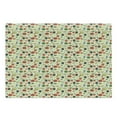 thumbnail image 1 of Owl Print Cutting Board, Continuous Nature Inspire Pattern of Birds Trees and Plants, Decorative Tempered Glass Cutting and Serving Board, in 3 Sizes, by Ambesonne, 1 of 2