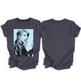 thumbnail image 5 of TayIor Sw1ft Chemises, Tyler Sw1ft Merch, Tyler Sw1ft, Mode Décontractée Imprimée Col Rond Manches Courtes Chemises Blouse Femme Graphique Amateur de Musique TKFASHION Vert TTG, 5 of 5