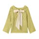 thumbnail image 4 of HH TRAF Otoño Mujer Elegante Cuello Redondo Manga Larga Lazo Decoración Suéter Mujer High Street Sólido 3 Colores Jersey De Punto Mujer, 4 of 4