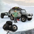 thumbnail image 2 of yeacher 4-Piece 57mm Rubber Tires with Bronze Metal Rims for RC Vehicles, 7mm Hex Wheel Fitment, 2 of 6