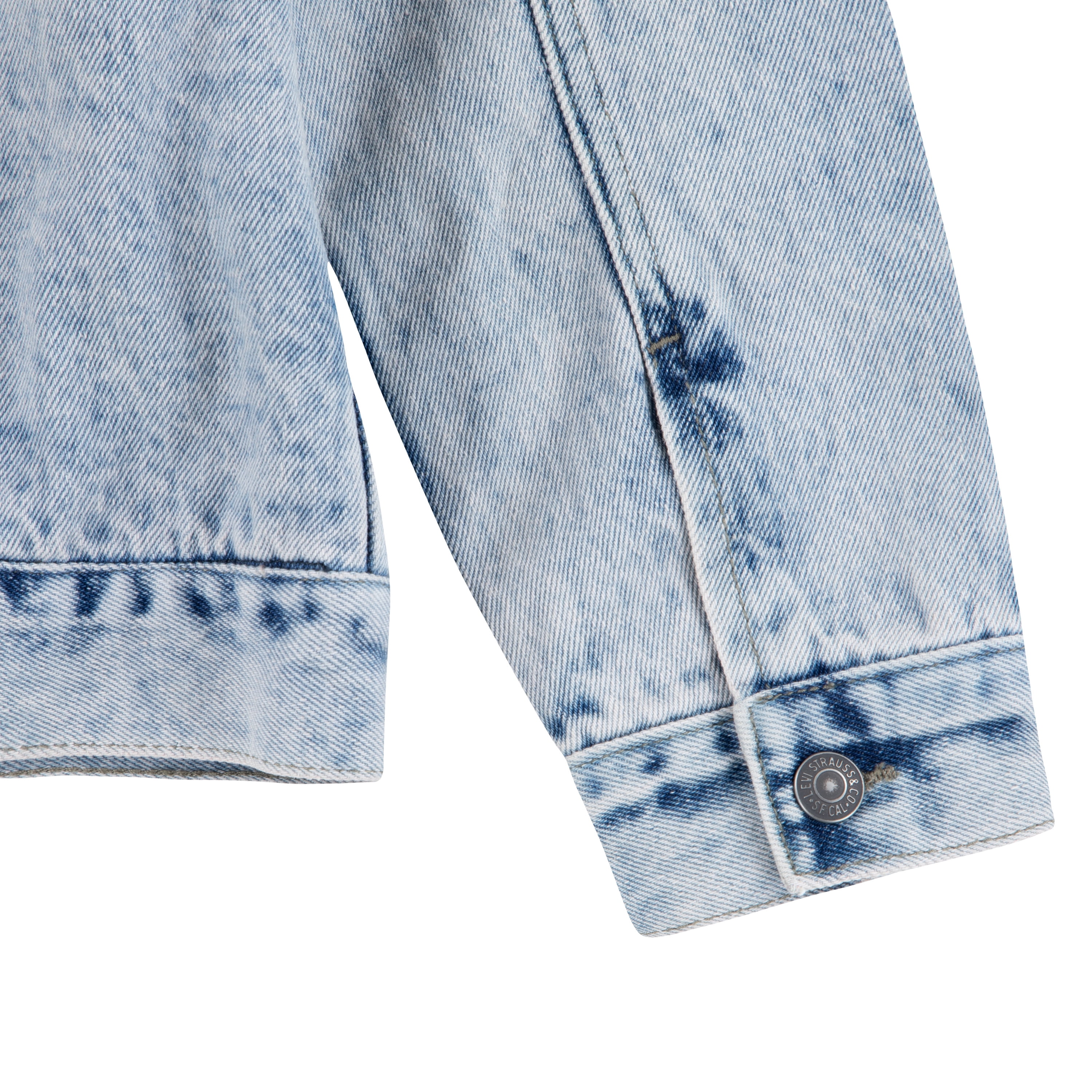 Levi's Boys' Faux Shearling Denim Trucker Jacket, Sizes 8-20