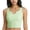 Green, variant on Lopecy-Sta Women's Ribbed Notch Neck Sports Bra Top U-Neck Padded Workout Tank,Slim Fit Seamless Yoga Bra,Soft Stretchy Activewear for Gym