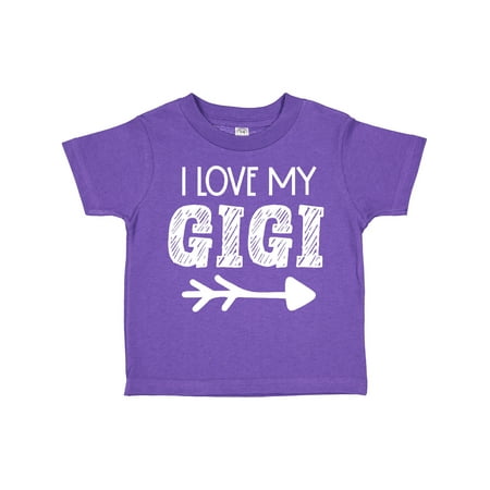 

Inktastic I Love My Gigi with Arrow Gift Toddler Boy or Toddler Girl T-Shirt