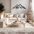 thumbnail image 4 of LaModaHome Abstract Mountain Art, Hiking Lovers Gift, Nature Inspired Metal Wall Decor, Home Office Accent, Unique Design for Modern Rustic InteriorsHome Decoration Gift -9.8"x26.6"/25x67.5cm, 4 of 5