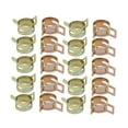 thumbnail image 1 of Unique Bargains 20 Pcs 16mm Collier de Ressorts pour Tuyau de Carburant Ton Bronze, 1 of 3