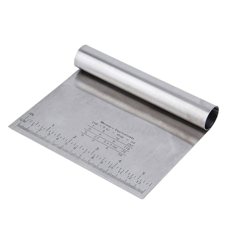 Pro Dough Pastry Scraper/Cutter/Chopper Stainless Steel Mirror