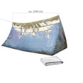 thumbnail image 2 of Wady 3 en 1 manta de emergencia carpa saco de dormir calor reflectante impermeable Mylar protección contra el calor equipo de supervivencia Camping/senderismo Ormromra LL-2436, 2 of 6