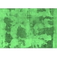 thumbnail image 1 of Ahgly Company Indoor Rectangle Abstract Emerald Green Modern Area Rugs, 5' x 7', 1 of 4