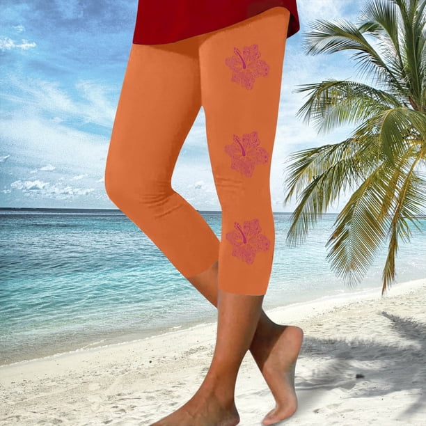 WILLBEST Leggings de Yoga Estampados para Mujer, Pantalones Capri Deportivos Casuales, Elásticos, Cómodos, para Entrenar, Correr, Mallas Deportivas, Suaves, Transpirables, de Cintura Alta Grande