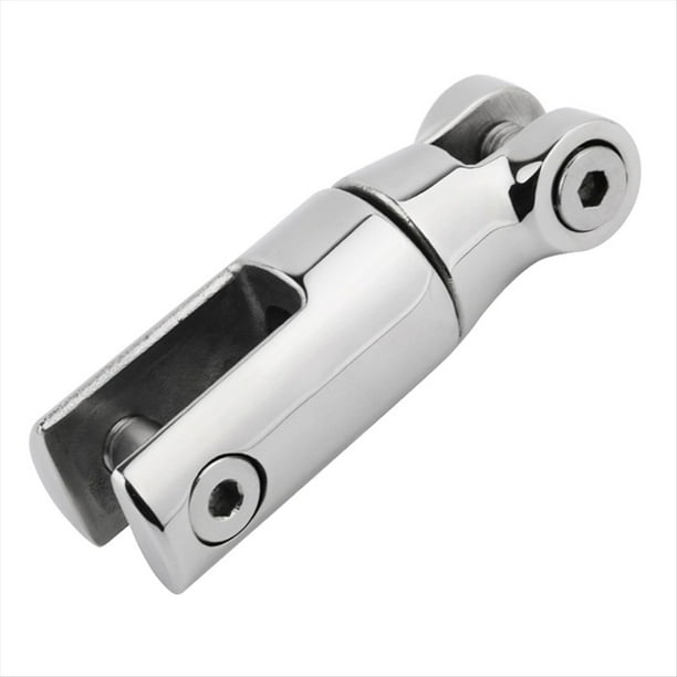 Anclaje Giratorio de Cadena de Acero Inoxidable 316 para , Conector de Rotación de Cadena de 10-12 mm, 2 Secciones.