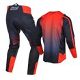 thumbnail image 4 of Willbros Motocross Jersey Pants Combo Mens Women Dirt Bike MX Gear Set Offroad Riding Adult Racewear Black Red (Jersey S Pants 30), 4 of 5