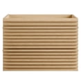 thumbnail image 2 of Modway Render 29" MDF Wood Wall-Mount Bathroom Vanity Cabinet in Oak, 2 of 8