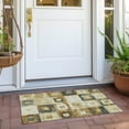 thumbnail image 6 of Addison Rugs Chantille Indoor/Outdoor Transitional Geometric Beige Washable Rectangle Rug, 1'8" x 2'6", 6 of 6