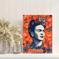 thumbnail image 2 of Frida Kahlo Toile Murale Florale 15,75 X 11,81 Pouces, 2 of 8