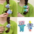 thumbnail image 2 of FENOHREFE Novelty Barrettes Hair Clip Little Girl Fun Elephant Flat Clip Hairpin Elephant Kidcore Hair Clip for Bunches, 2 of 7