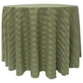 thumbnail image 1 of Ultimate Textile (2 Pack) Satin-Stripe 84-Inch Round Tablecloth - for Wedding and Catering, Hotel or Home Dining use, Army Green, 1 of 3