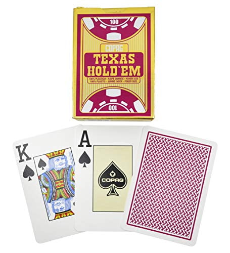 New COPAG Export Poker Size Jumbo Index Plastic Playing Cards FREE CUT CARD 