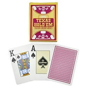 Cartes à jouer Copag Poker Size Jumbo Index Texas Holdem (Single Red Deck)