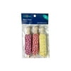Hello Hobby Baker Twine Material, Red, Pink, & Yellow, Features 3 Pack
