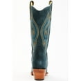 thumbnail image 5 of Planet Cowboy Women's Steel My Blues Psychedelic Suede Leather Western Boot Snip Blue 6 1/2 M  US, 5 of 7
