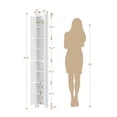 thumbnail image 4 of Hzuaneri 70.9" H Bathroom Storage Cabinet, Tall Corner Cabinet with 4 Doors, 4 of 7