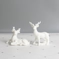 thumbnail image 5 of CSCHome Home Decor White Ceramic Deer Modeling Crafts Room Office Ornaments 3.5X1.2X3.5inch, 5 of 5