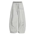 thumbnail image 3 of SJLDQY Sweatpants for Girls Trendy Graphic Baggy Pants Drawstring Waist Straight Leg Pants with Pockets, 3 of 5