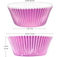 thumbnail image 2 of 100Pcs/200Pcs/300Pcs Foil Cupcake Liners Standard Muffin Baking Cups, 2 of 6