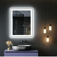 thumbnail image 2 of Dyconn Faucet Black Frame Wall Mounted LED Bathroom Vanity Mirror(36"W X 28"H ), 2 of 2