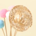 thumbnail image 4 of HERFIER 10pcs 6.5cm Handmade Mini Straw Hat Creative Hand-woven Doll Delicate Decorative Small Straw Hats for DIY Craft Jewelry Garment Material 2.55x2.55x0.86in, 4 of 8