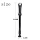 thumbnail image 2 of Naiovety Grabadora negra G Key ABS Smooth Recorders con palo de limpieza flauta instrumento de viento de accesorios de equipo regalos Accesorios para instrumentos musicales Claro Naiovety OD030679-02, 2 of 6
