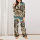 thumbnail image 2 of Fotbe Roman Chariot Horse Race Conjunto de Pijama de Manga Larga para Mujer con Estampado, Ropa de Dormir de 2 Piezas, Conjunto de Casa Suave y Cómodo con Bolsillos-Medium, 2 of 7