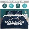 thumbnail image 2 of Football Cowboys Duvet Cover Set Themed Multicolor Polyester Bedding Set for Bedroom Decoration, 2 of 6