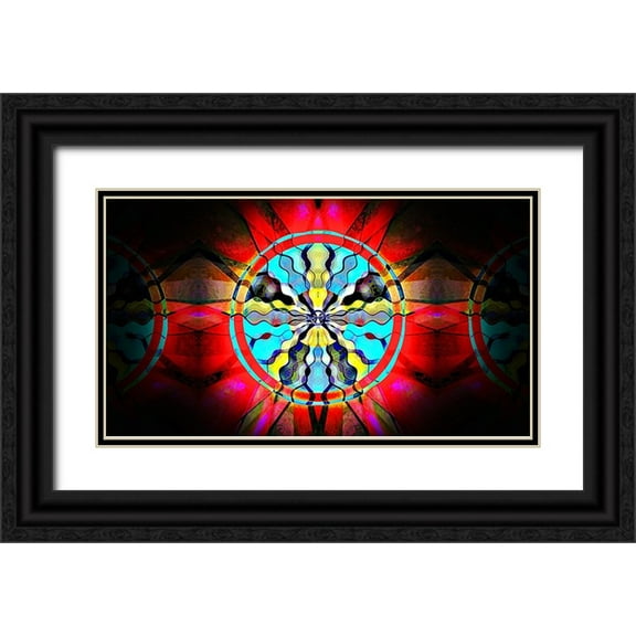 Manlove, David 14x10 Black Ornate Wood Framed with Double Matting Museum Art Print Titled - Brandy Z Base 16x9