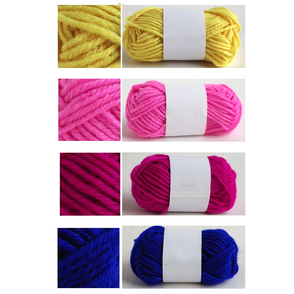 MAGICLULU Woven Cloth Line 12pcs Supplies Multi Colored Yarn Knitting Yarn  Gadgets for Wool Yarn Hand Knitting Yarn Taggy Blanket for Arm Knitting
