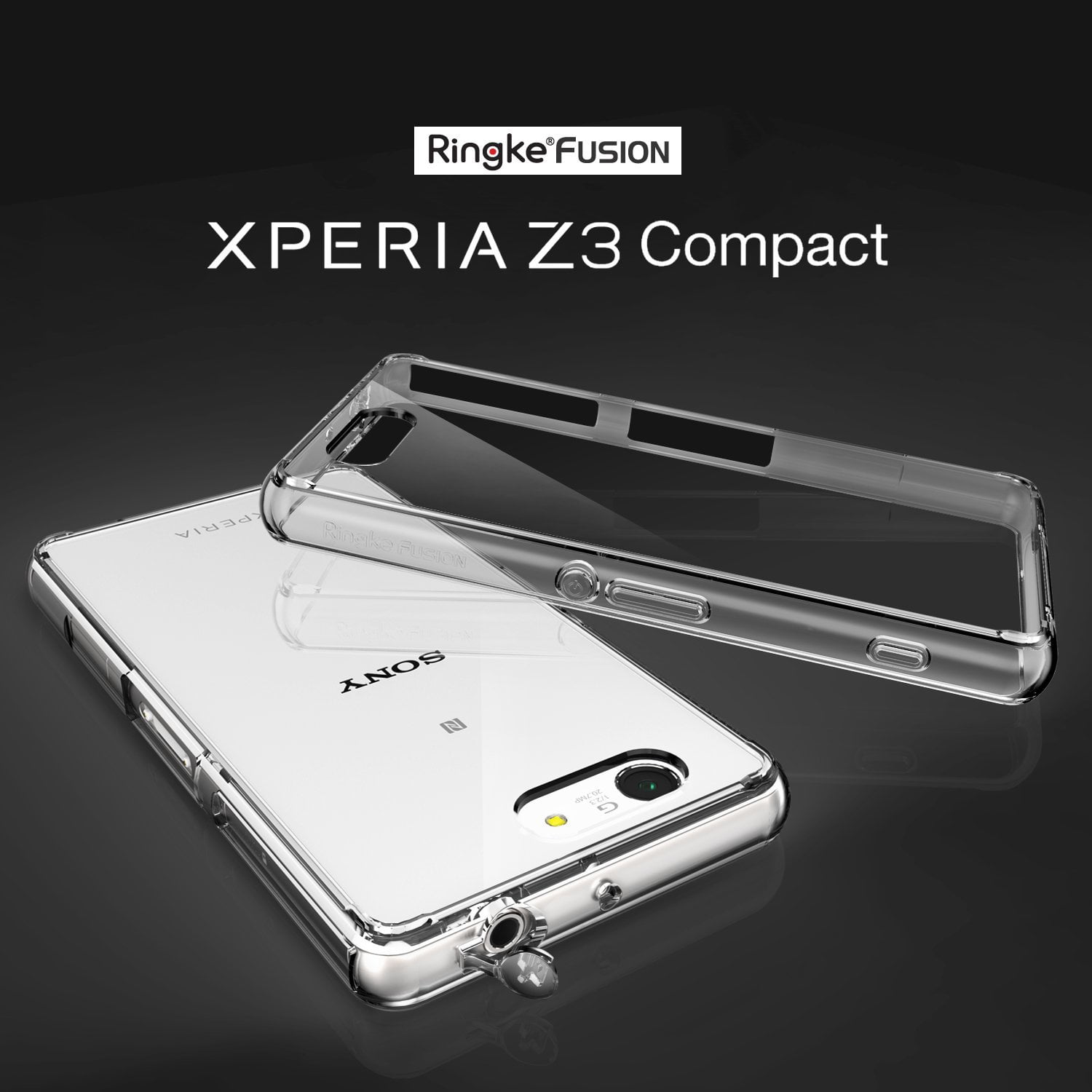 gek geworden Schatting Allergie Ringke Fusion Case Compatible with Sony Xperia Z3 Compact, Transparent PC  Back TPU Bumper Drop Protection Phone Cover - Clear - Walmart.com