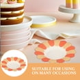 thumbnail image 4 of GOOHOCHY 50 platos de papel desechables con forma de flor para fiestas, picnics, 4 of 8