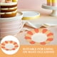 thumbnail image 4 of GOOHOCHY 50 platos de papel desechables con forma de flor para fiestas, picnics, 4 of 8