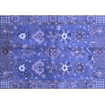thumbnail image 1 of Ahgly Company Machine Washable Indoor Rectangle Oriental Blue Traditional Area Rugs, 3' x 5', 1 of 4