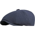 thumbnail image 5 of CoCopeaunts Newsboy Hats for Men Solid Plain Flat Cap Vintage Artist Painter Ivy Hat Octagonal Newsboy Cap Retro Beret Hat, 5 of 7