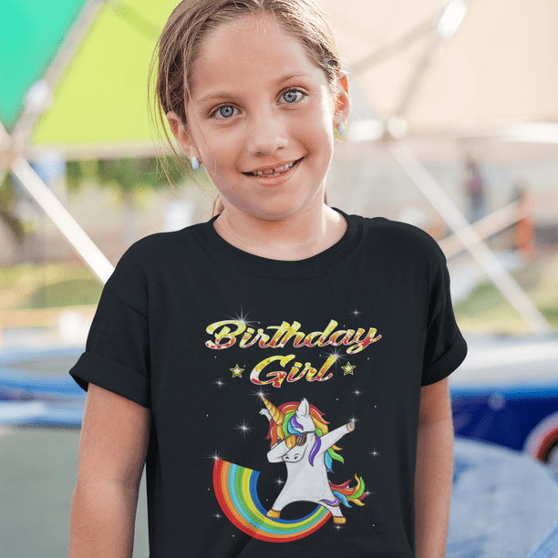T-Shirt Anniversaire 2 Ans Fille Licorne - Cadeau Idéal Pour Petite Fille