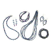 Cousin DIY Shimmer Jewelry Class in a Box, 1840 Piece Kit, Purple