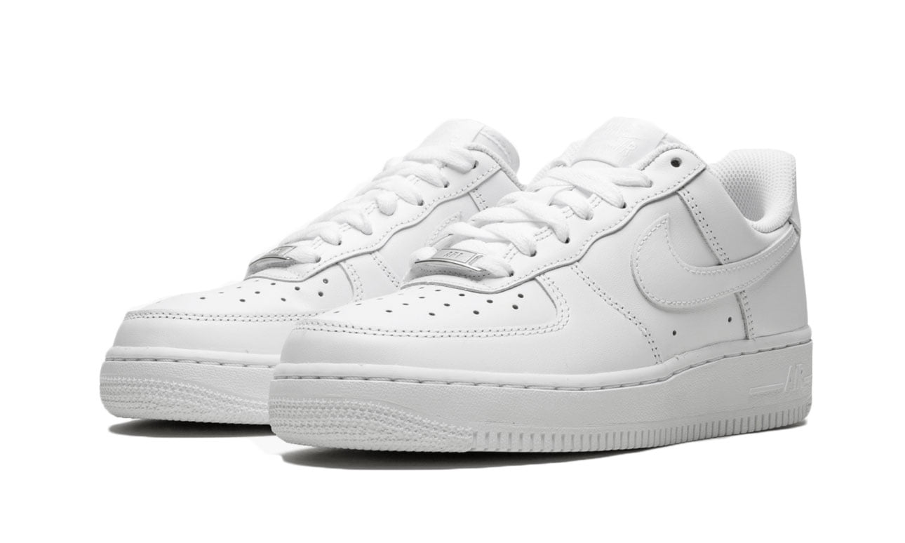Nike - NIKE Women's Air Force 1 '07, All White, 10 - Walmart.com - Walmart.com