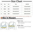 thumbnail image 2 of MIUOWANP Women's Push-Up Thin Bra Wire-Free Sexy V-shaped Embroidered Breathable Bra Adjustable Strap Hollow Out Lace Bra,Yellow XL, 2 of 2