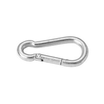 Campbell T7630446 Spring Snap Link, Stainless Steel, Polished, 1/2" Opening, 3-1/2" Length, 450 lbs Load Capacity